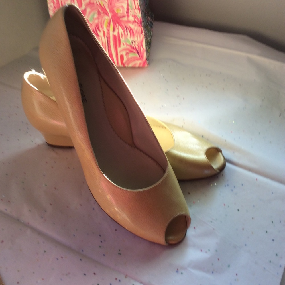Taryn Rose shimmer heels
